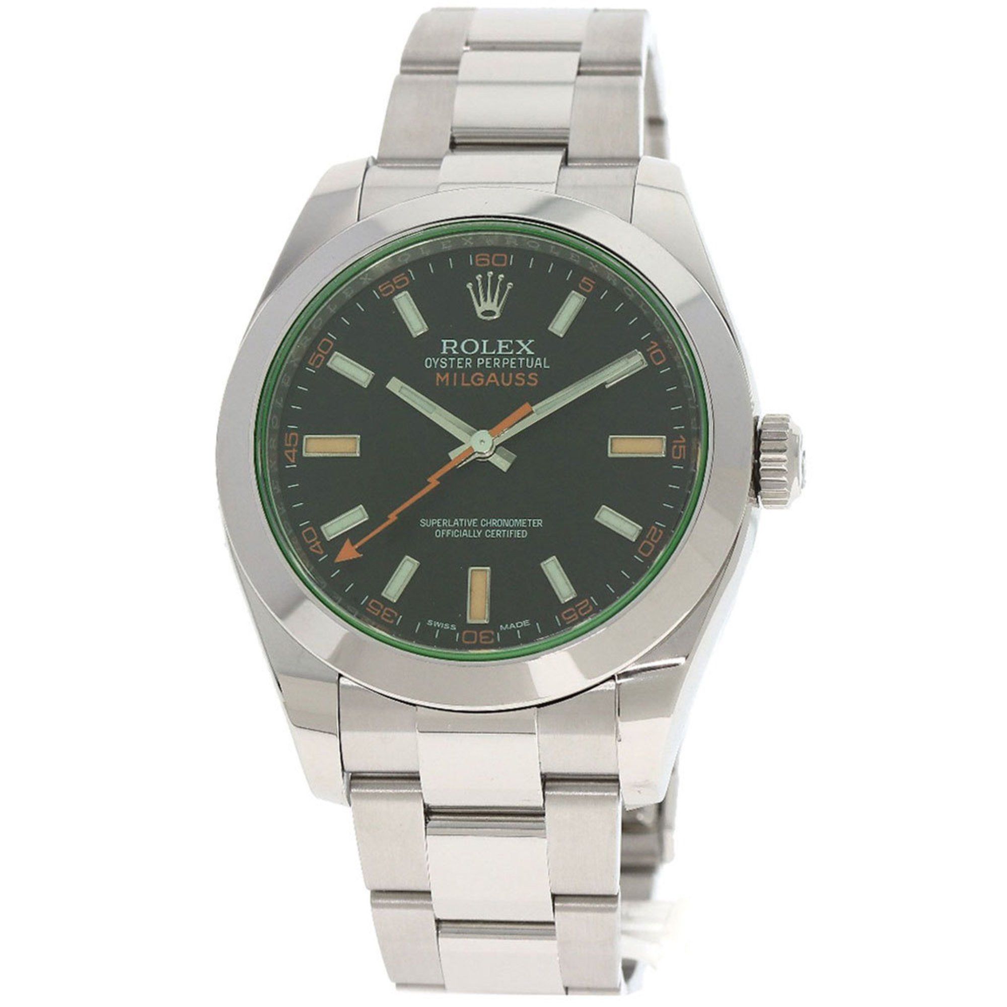 Rolex 116400GV Milgauss Watch Stainless Steel SS Men's