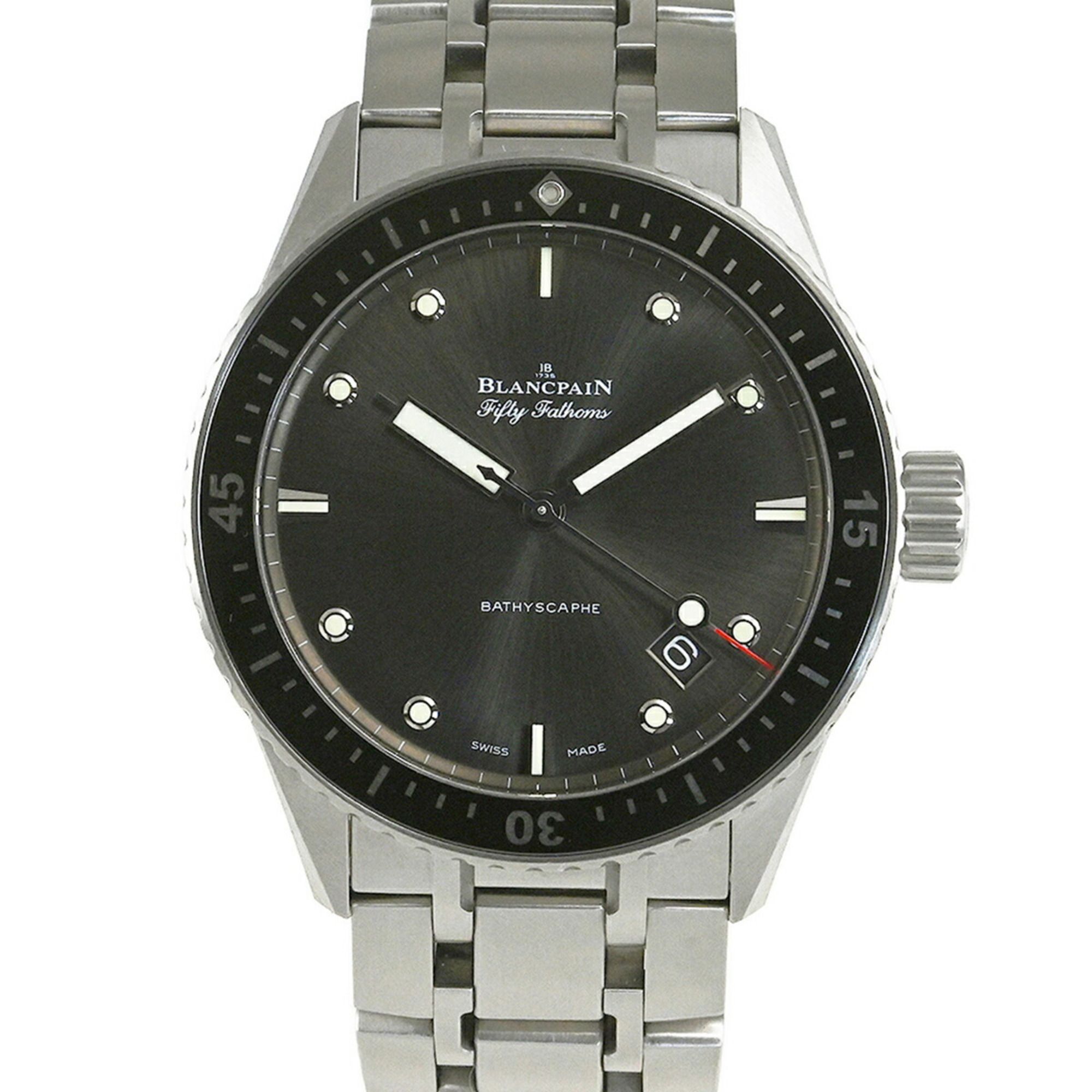 BLANCPAIN Fifty Fathoms Flyback Bathyscaphe Wristwatch 5000-1110-70B