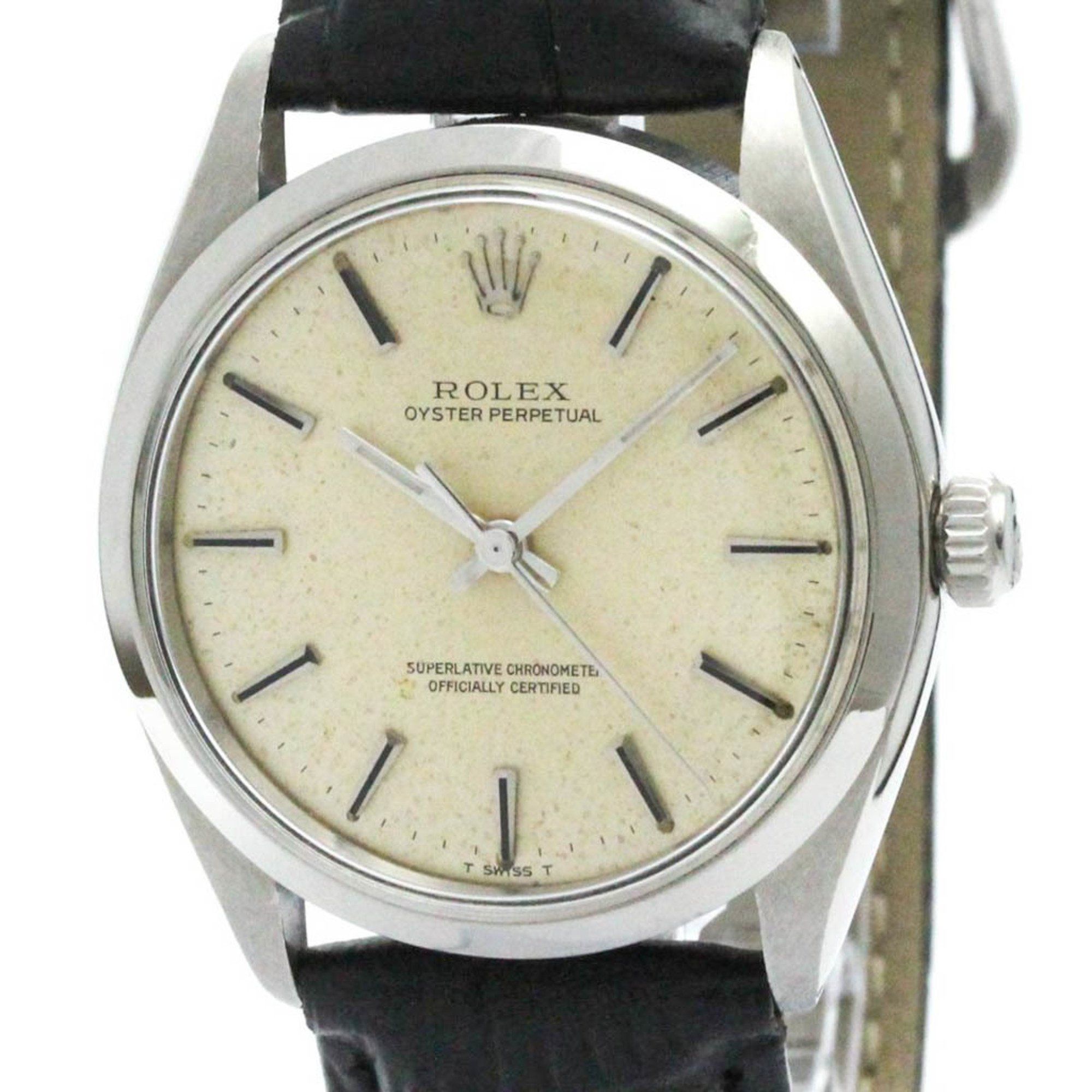 Vintage ROLEX Air King 5500 Stainless Steel Automatic Mens Watch