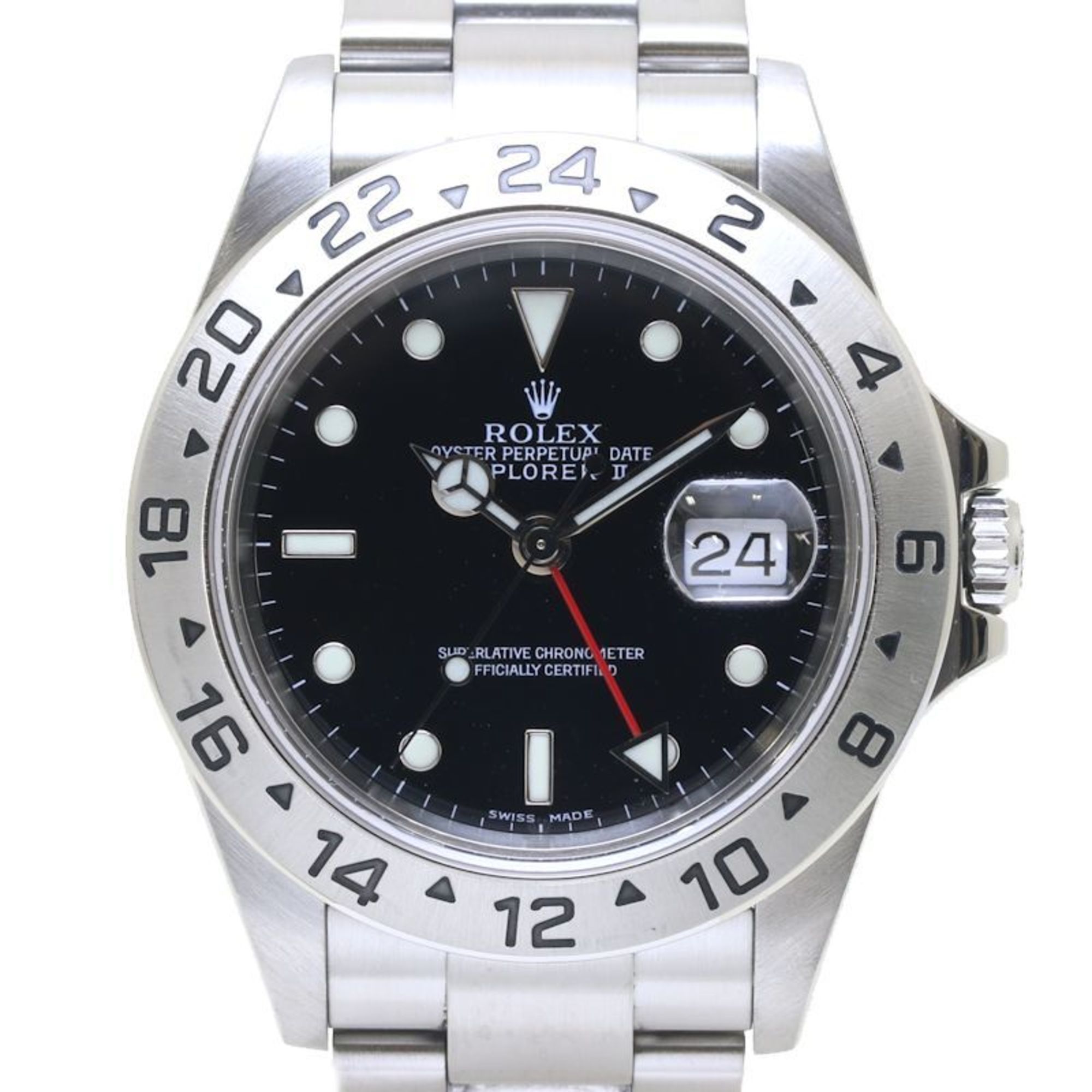ROLEX Rolex Explorer II F No. 16570 Stainless Steel Men's 39887 Watch