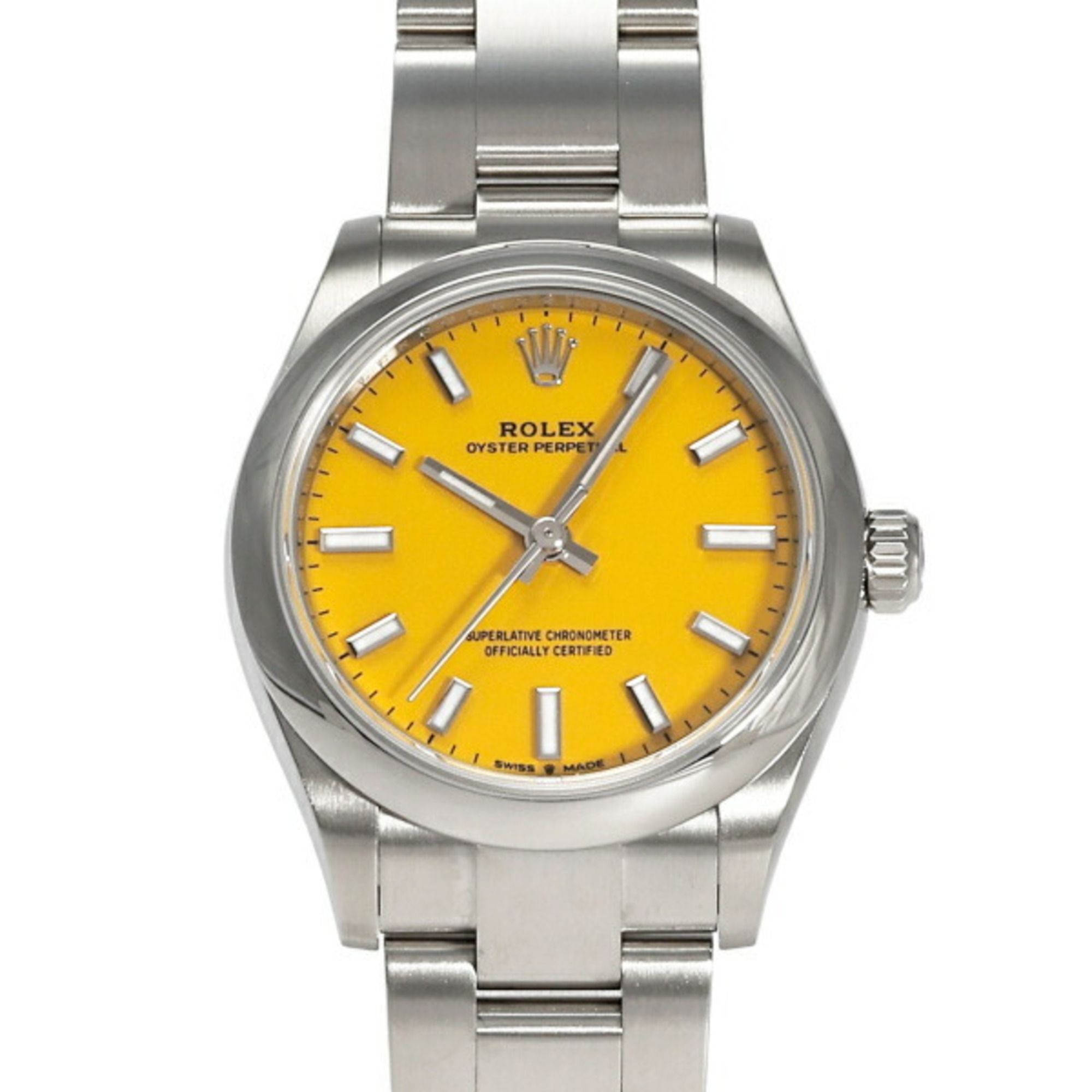 Rolex ROLEX Oyster Perpetual 31 277200 Yellow/Bar Dial Wristwatch Women's __