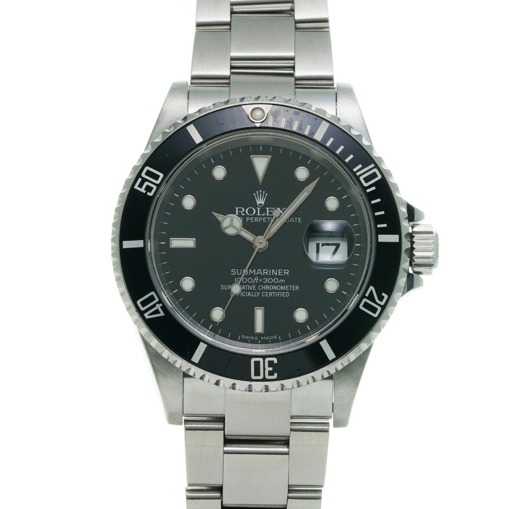 Rolex Submariner 16610 Z series (manufactured around 2006) Black Men's Watch Automatic