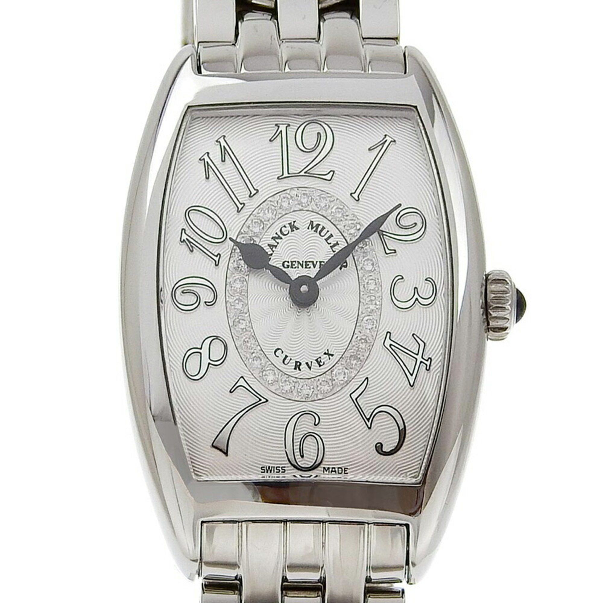 FRANCK MULLER Tonocar Vex wristwatch with diamond dial cal.280.002 1752 REL CD 1R Stainless steel