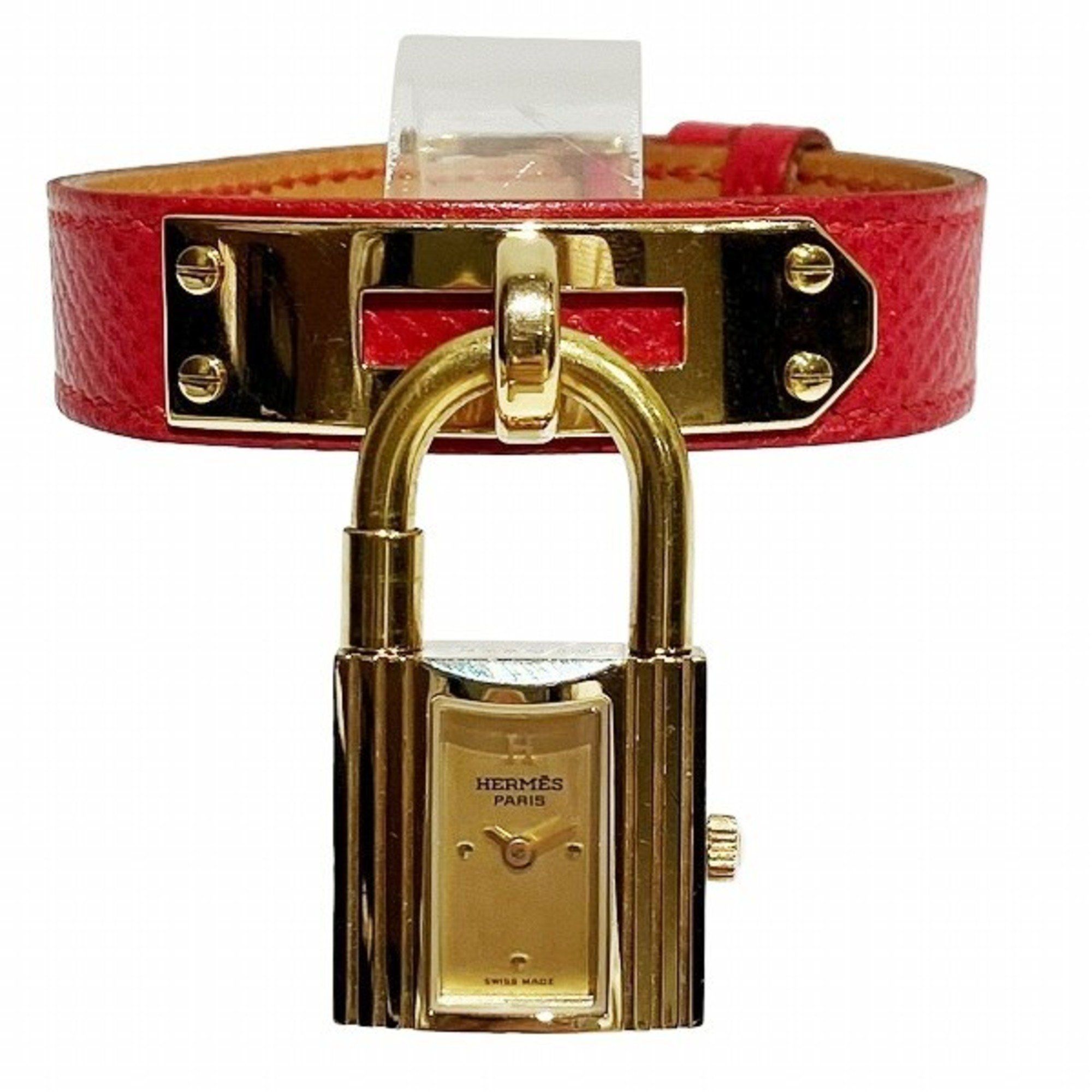 Hermes Kelly Watch KE1.201 Engraved Quartz Women's Wristwatch