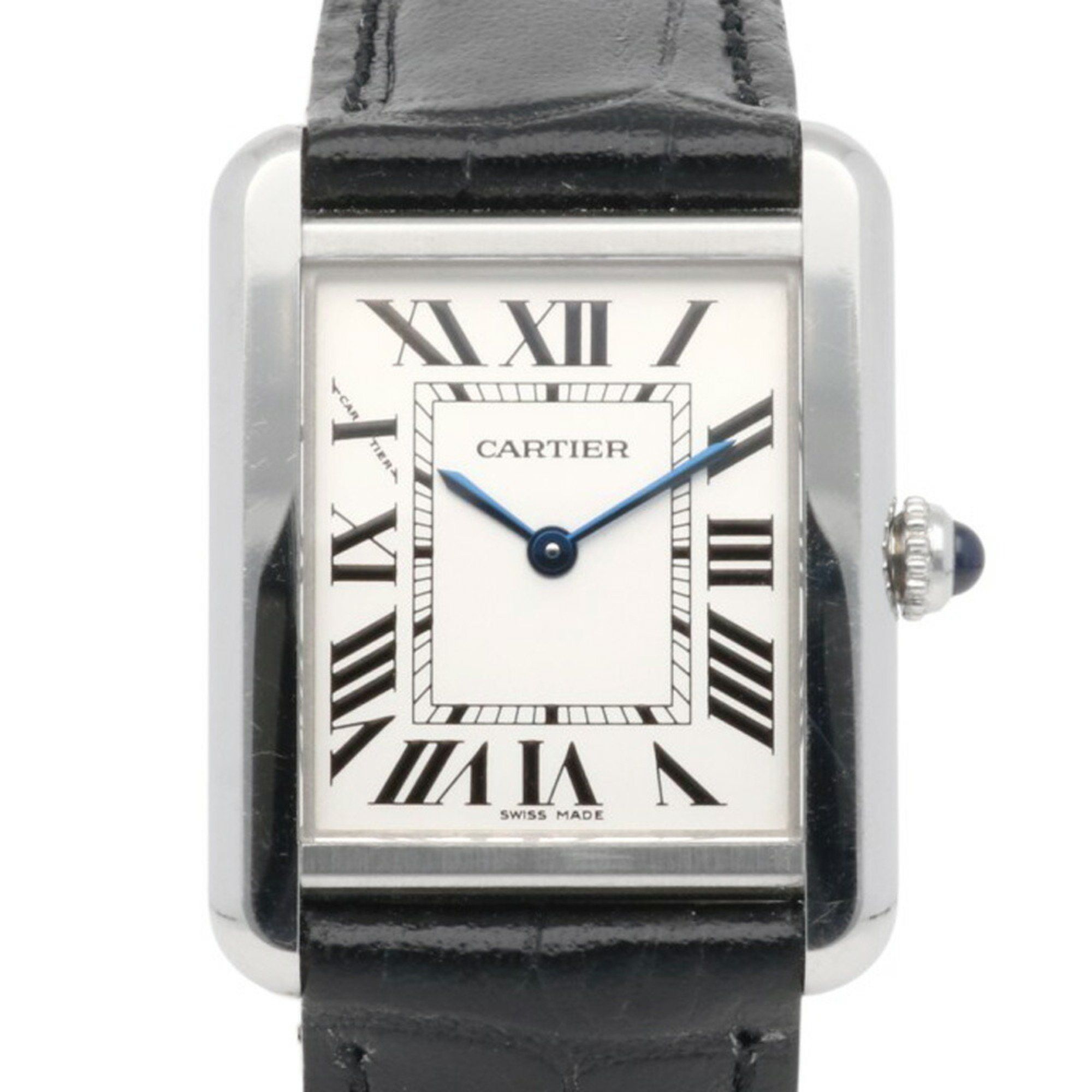 Cartier Tank Solo SM Watch, Stainless Steel 2716, Women's,
