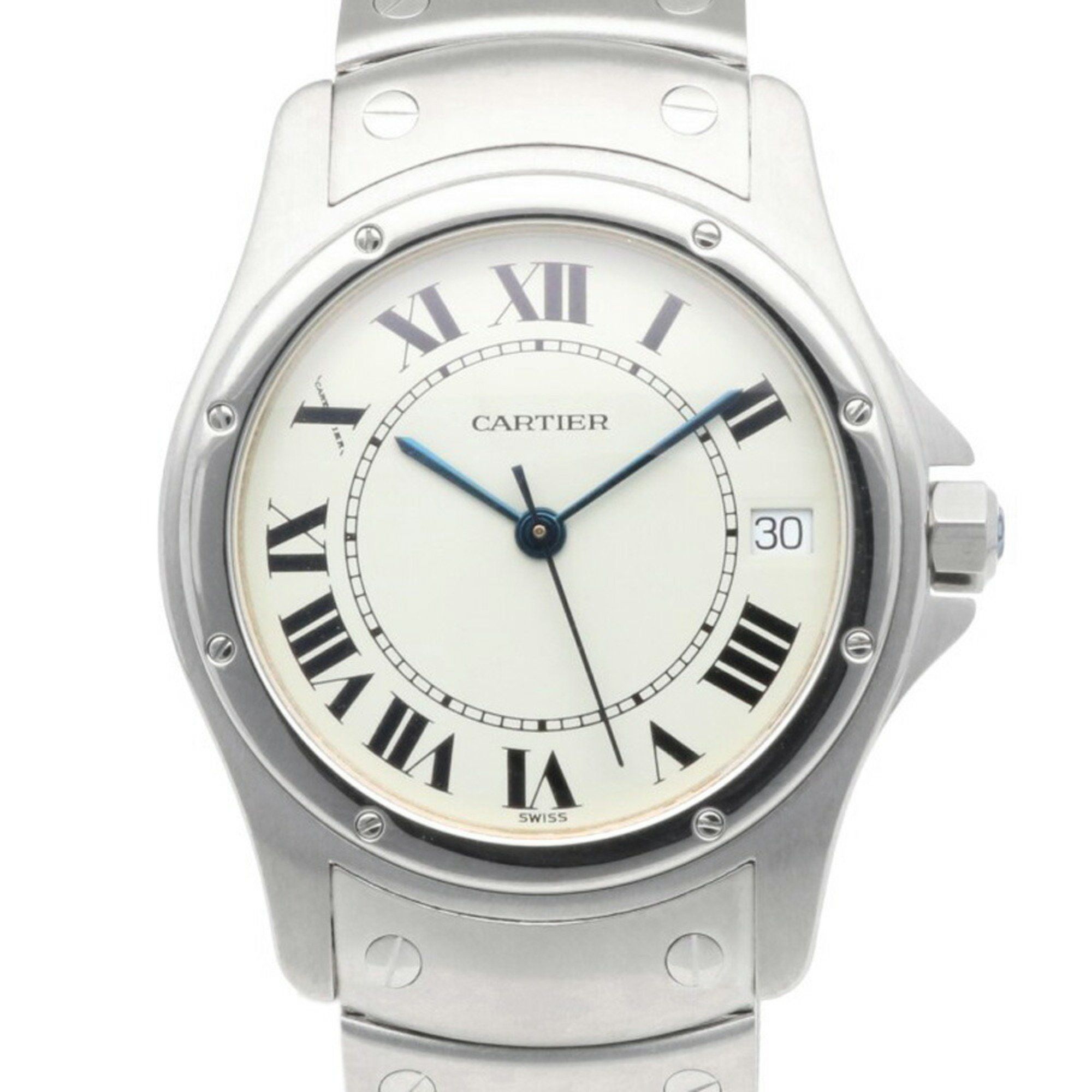 Cartier Santos Cougar Watch, Stainless Steel 19201, Automatic, Men's, Overhauled
