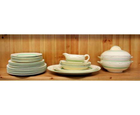 An extensive Clarice Cliff dinner set.
