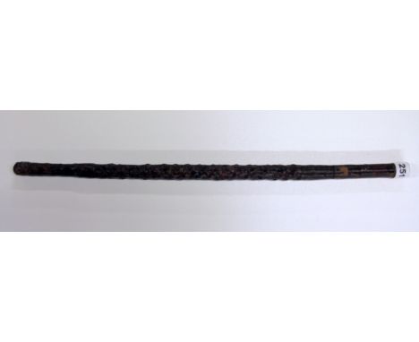 A leather cased swordstick, L. 60cm.