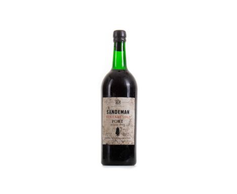 SANDEMAN 1963 VINTAGE PORT No stated ABV / Approximately 75cl
