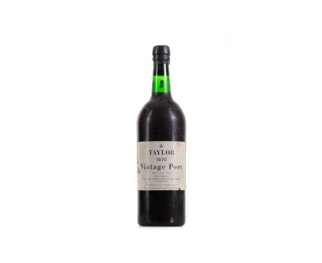 TAYLOR'S 1970 VINTAGE PORT No stated ABV / Approximately 75cl
