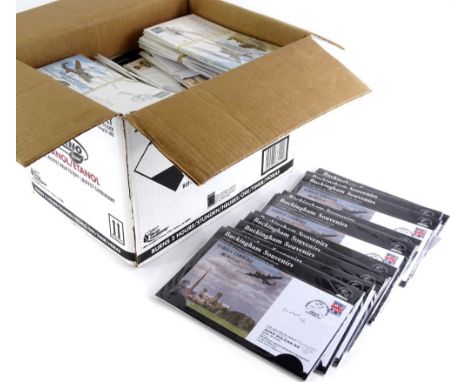 Various Bomber Command related First Day covers, to include Buckingham souvenirs, signed by flight lieutenant Nash (14), vari
