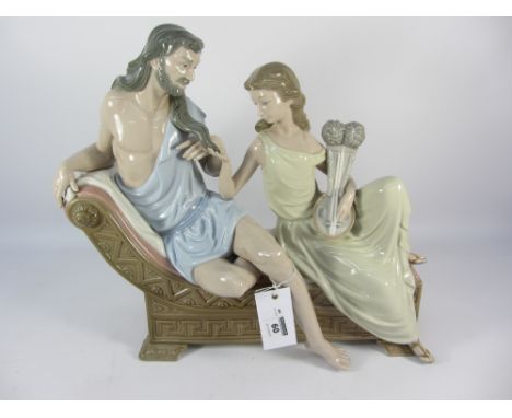Lladro Samson and Delilah group L39cm