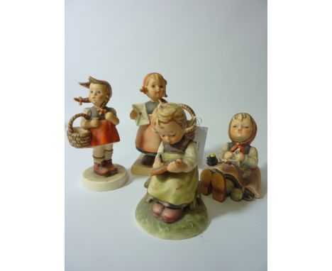 Four Hummel figures H13cm diminishing