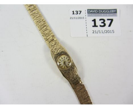 Rotary hallmarked 9ct gold wristwatch 17.4gm gross Condition Report no winder