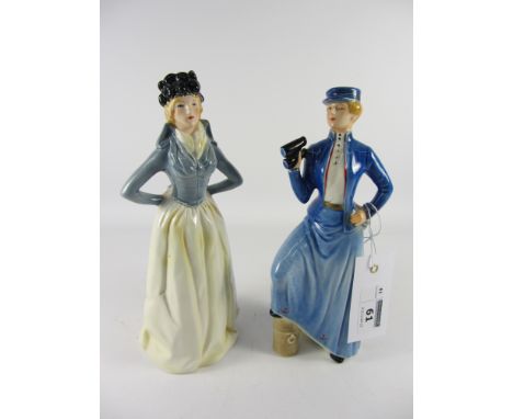 Goebel figurines - Gentle Breezes 1887 and Impatience 1800