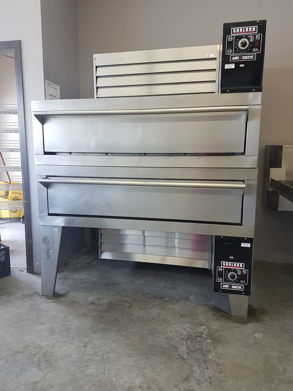 Garland Gas Double Stack Air Deck Pizza Ovens