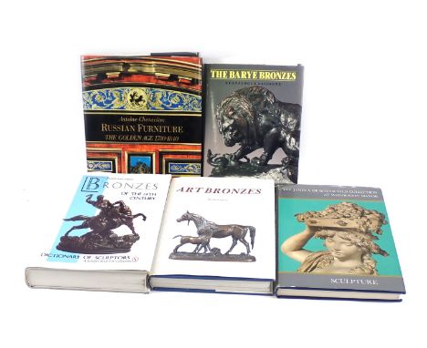 A collection of books on bronzes, etc., to include Kjellberg Pierre Bronzes of the 19th Century, The Art of Bronzes, The Jame