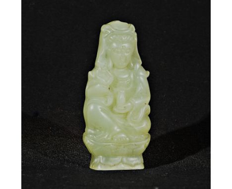 A jade Buddha pendant