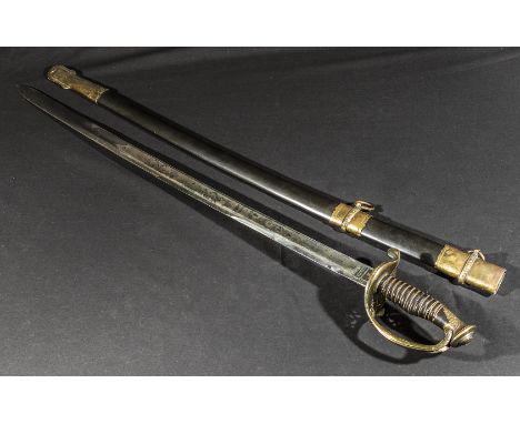 An American sword and scabbard