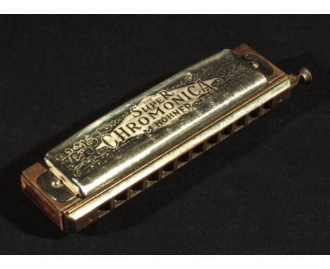 A Super Chromonica harmonica by M Hohner