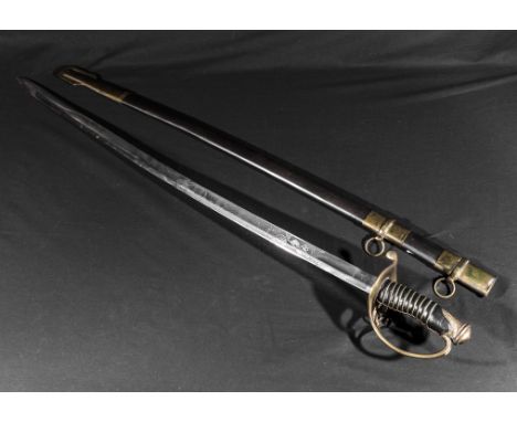 An American sword and scabbard