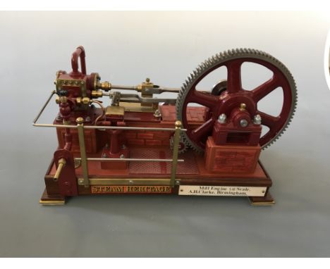 A model by Arnold Clarke, Mill engine, 1/8” scale.