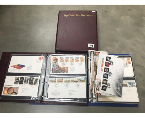 3 albums of first day covers