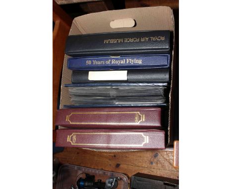 Six albums of signed RAF/Military covers and stamps, approximately 340 covers including Zeppelin (Dr. Wolfgang Meighorner), I