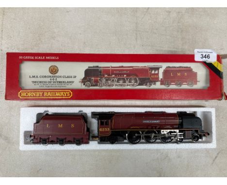 Hornby R.066 OO gauge LMS Coronation Class 7P 4-6-2 "Duchess of Sutherland" locomotive and tender 