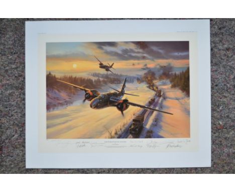 "Raising Havoc In The Ardennes", limited edition artists proof print (3/25) by Nicolas Trudigan, signed in pencil by the arti