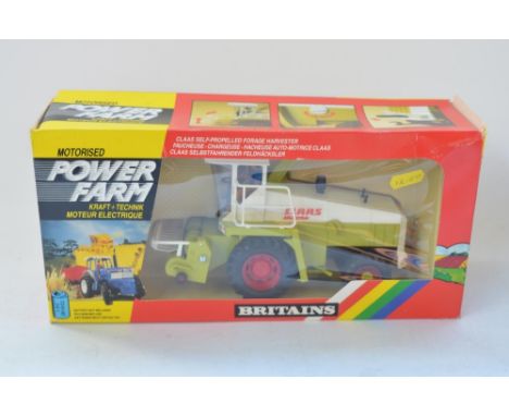Boxed Britain's Powerfarm motorised 1/32 Claas Forage Harvester with instruction booklet (item 9323) 