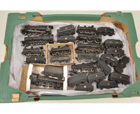 Modified Hornby Bachmann and kit-built Locomotives 00 gauge in BR black liveries (16), Detailed and modified Locomotives and 