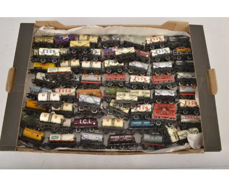 Hornby Mainline Lima and other  00 gauge private owner tank wagons (64), comprising Milk tankers with United Dairies (16), as