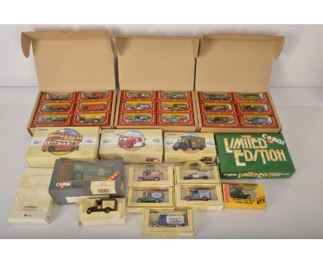 Modern Diecast Vintage Commercial and Emergency Vehicles (40), all boxed, Corgi Classics, 97086 Freeborns Pantechnichon, 9712