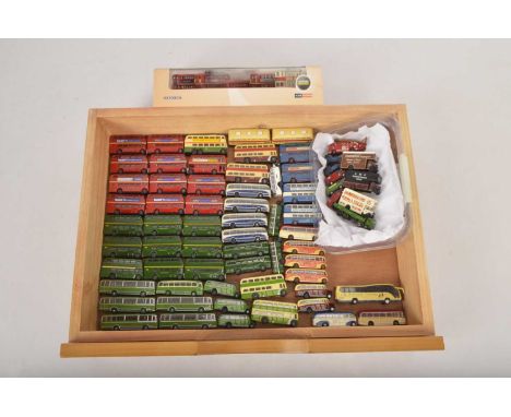 Large collection of Oxford Diecast N Gauge Buses and a few other vehicles mostly unboxed (70+) NSET02  London Transport 5 Bus