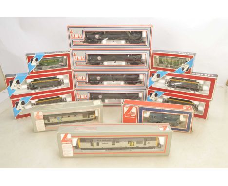 Lima  00 gauge Class 47 Diesel Locomotives and wagons in original boxes (13), comprising 305656 Class 37 Locomotive Coal Sect