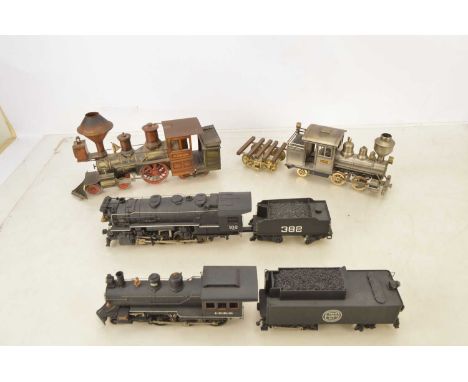 Rivarossi 0 Gauge 2-rail electric American Locomotives and larger decorative models (qty), A Rivarossi for AHM ICRR 4-6-0 No.