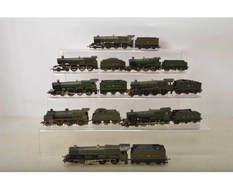 Hornby Lima Mainline Bachmann 00 gauge Locomotives and tenders (8), comprising GW Brunswick green Lima King class 4-6-0 6000 