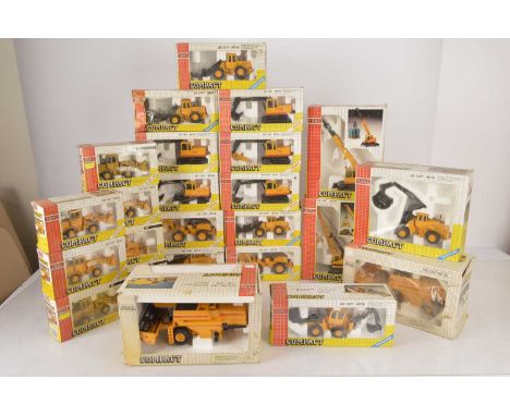 Joal Modern Diecast Construction Vehicles (24),  all boxed, 236/225 cranes, Akerman H7C excavators, 160 (3), 232, 249, Caterp