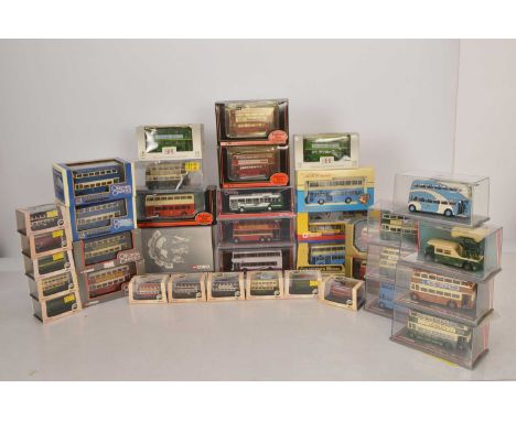 Modern Diecast OO Scale/1:76 Scale and N Scale, Public Transport Models (37), all boxed/cased, vintage and modern vehicles, H