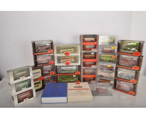 Exclusive First Editions and Corgi Original Omnibus 1:76 Scale Buses and Coaches, all boxed/cased mainly vintage vehicles, Ex