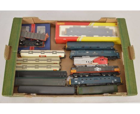 Hornby Lima Bachmann 00 gauge Locomotives coaches and wagons (18), comprising in original boxes Hornby  R693 High Speed set I