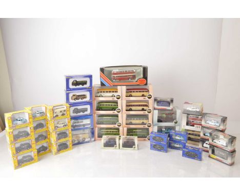 Oxford Diecast and Other 1:76 Scale Models (40), all boxed/cased with card sleeves, Oxford Omnibus (8) all vintage single dec