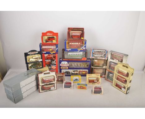 Modern Diecast Public Transport and other Vehicles (60+), all boxed cased, vintage and modern vehicles, 1:76 scale models, At