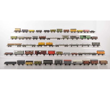 Large collection of ready made and kitbuilt 00 Gauge Passenger and Goods Rolling Stock by Ratio  Peco Graham Farish Tri-ang H