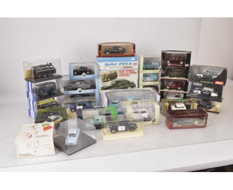 Modern Diecast Vintage Police and Emergency Vehicles (27), all boxed/cased, UK, US, Continental police forces, some with card