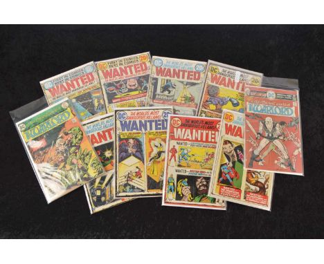 DC Comics 1970s Onwards, A collection of DC Comics from the 1970s onwards comprising Wanted #1 #2 #3 #4 #4 #5 #5 #6 #7 #8 #8 