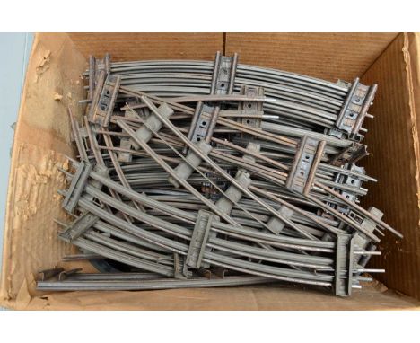 Hornby /Marklin 0 Gauge 2 and 3-rail tinplate track and accessories, (Lge Qty), includes Straights, Curves, Points, No.2 Leve
