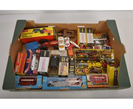 Lone Star, Dinky Toys, Corgi & Other Diecast (30+), including Lone Star Farm King Tractor & Trailer, Routemaster Bus & Taxi G