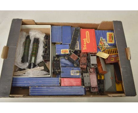 Hornby-Dublo 00 Gauge BR Locomotives Coaches and Goods Rolling Stock and accessories and Tri-ang Rolling Stock and Buildings 